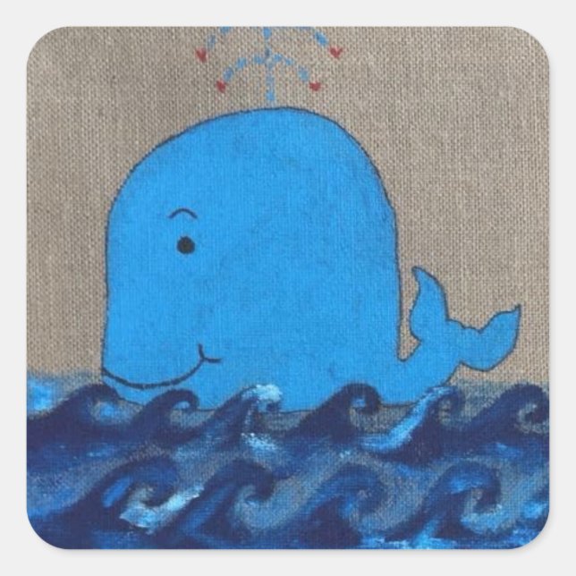 Pegatinas de ballenas (Anverso)
