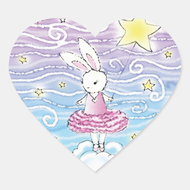 Pegatinas de Ballerina Bunny (Anverso)
