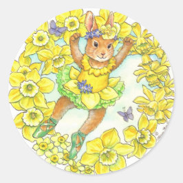 Pegatinas de Ballerina Bunny