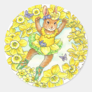 Pegatinas de Ballerina Bunny