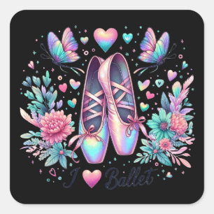 Pegatinas de Ballet Ballerina