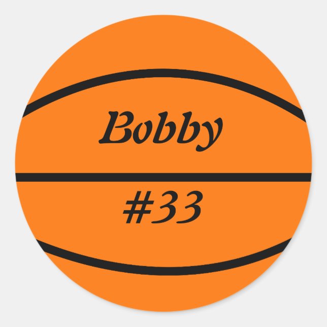 Pegatinas de baloncesto (Anverso)