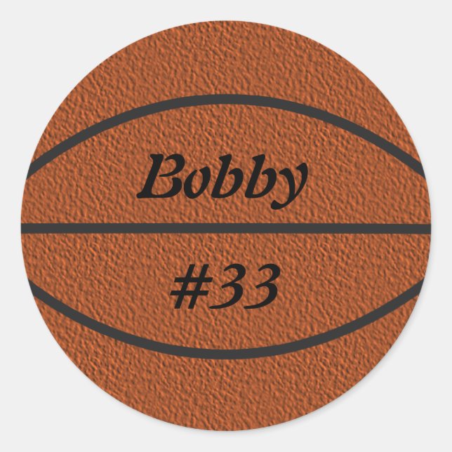 Pegatinas de baloncesto (Anverso)