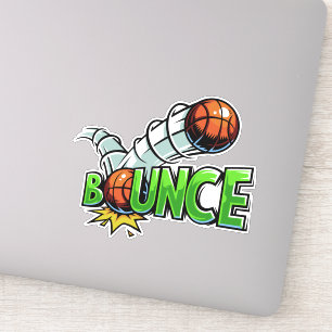 PEGATINAS de baloncesto de personalizado de BOUNCE