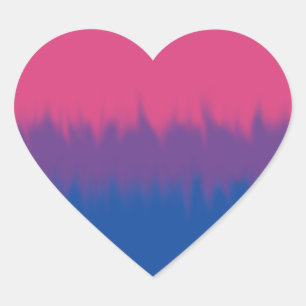 Pegatinas de bandera bisexual