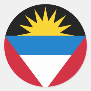 pegatinas de bandera de antigua y barbuda