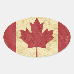 Pegatinas de Bandera de Canadá