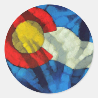 Pegatinas de Bandera de Colorado