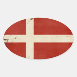 Pegatinas de Bandera de Dinamarca