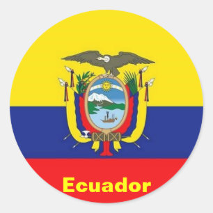 Pegatinas de Bandera de Ecuador
