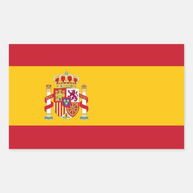 Pegatinas de bandera de España (Anverso)
