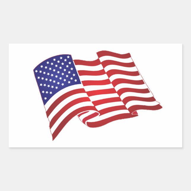 Pegatinas de Bandera de Estados Unidos (Anverso)