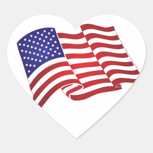 Pegatinas de Bandera de Estados Unidos (Anverso)