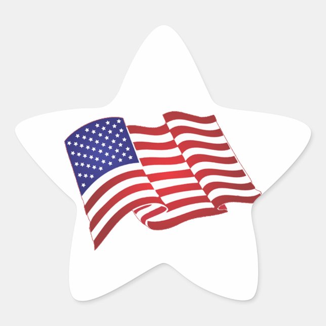 Pegatinas de Bandera de Estados Unidos (Anverso)