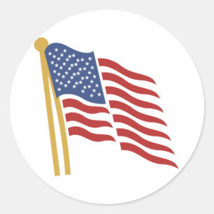 Pegatinas de Bandera de Estados Unidos