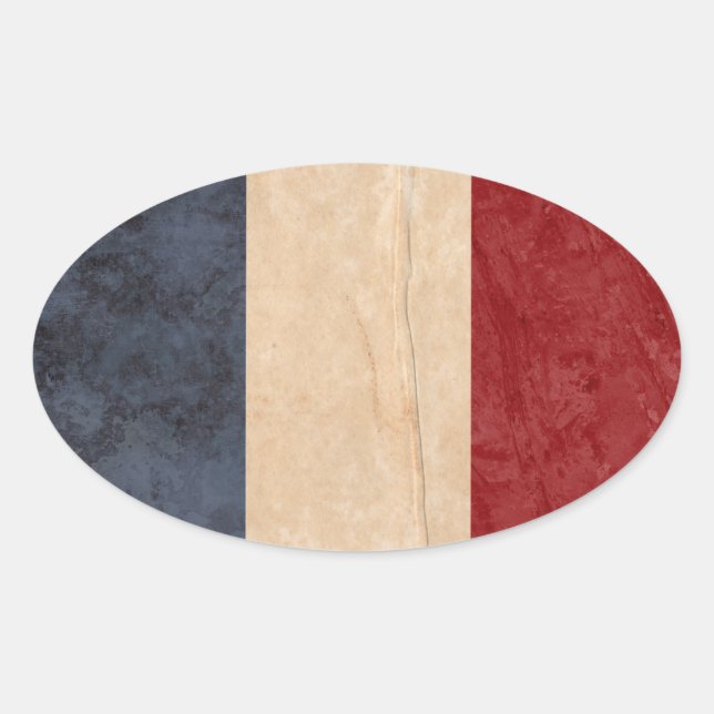 Pegatinas de Bandera de Francia (Anverso)