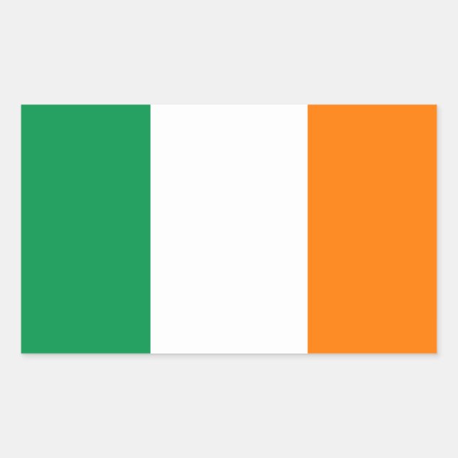 Pegatinas de bandera de Irlanda (Anverso)