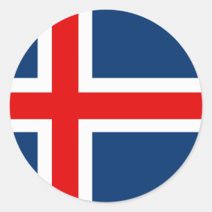 Pegatinas de Bandera de Islandia