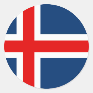 Pegatinas de Bandera de Islandia
