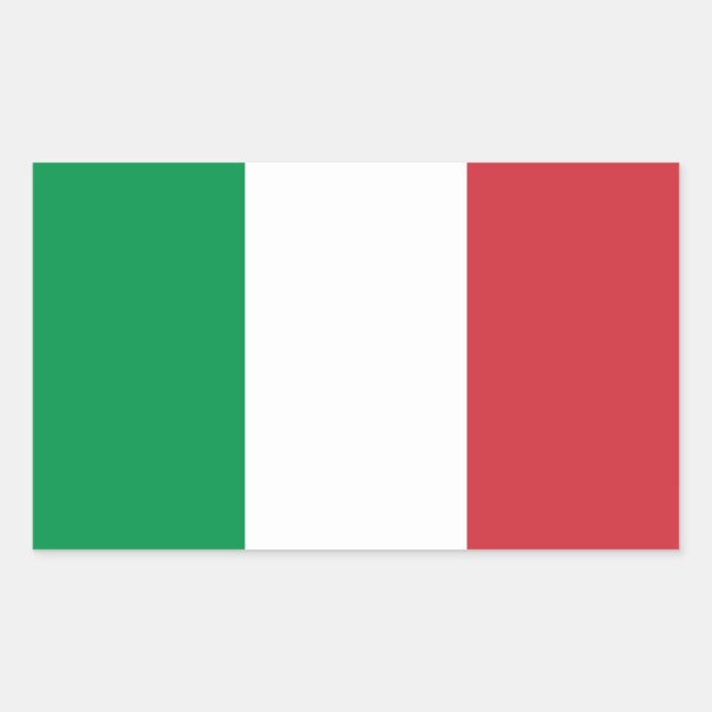 Pegatinas de bandera de Italia (Anverso)