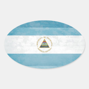 Pegatinas de Bandera de Nicaragua