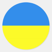 pegatinas de bandera de ucrania
