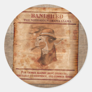 Pegatinas de Banish Drama Llamas - 3"
