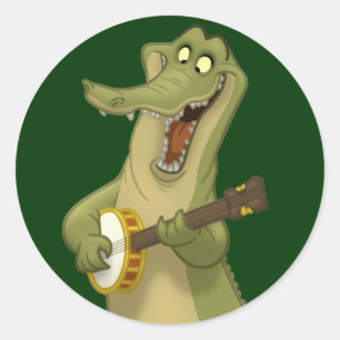Pegatinas de Banjo-Strummin' Gator