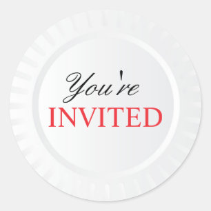 Pegatinas de barbacoa de Plate Picnic Fiesta