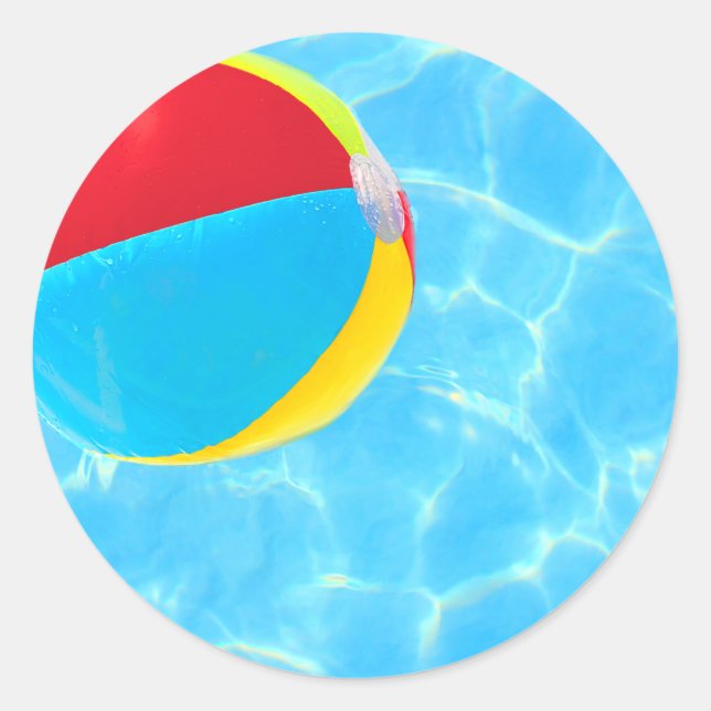 Pegatinas de Beach Ball (Anverso)