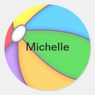 Pegatinas de Beach Ball personalizados