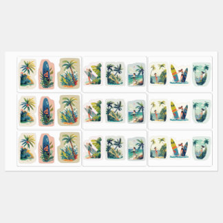 Pegatinas de Beach Vibes Vinyl