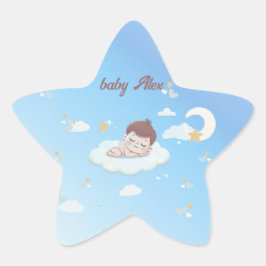 Pegatinas de bebés personalizados - soñadores y pe