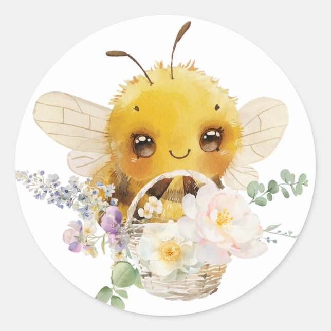 Pegatinas de Bee (Anverso)