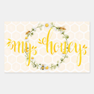 Pegatinas de Bee Apiary Honey Jar