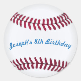 Pegatinas de béisbol con palabras Personalizados