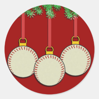 Pegatinas de béisbol navidades