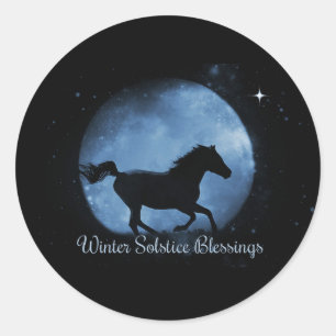 Pegatinas de Bendiciones del Solsticio de Invierno