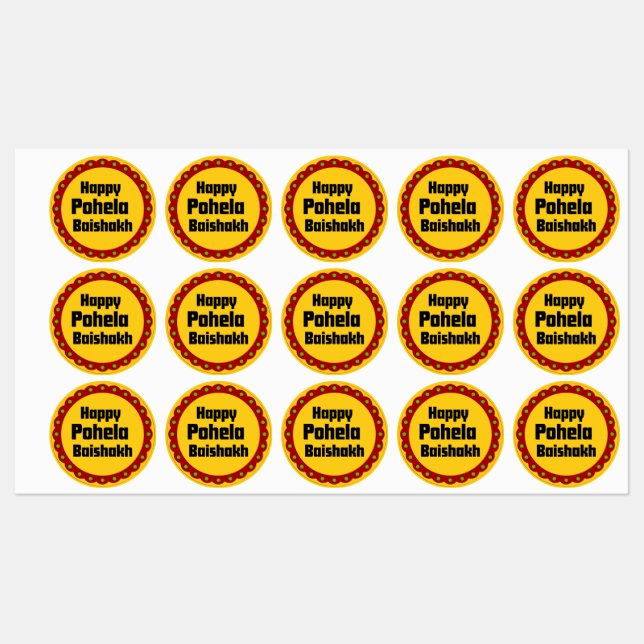 Pegatinas de Bengala 2024 (Hoja)