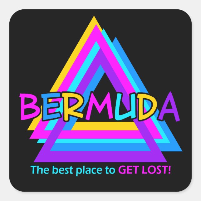 PEGATINAS de BERMUDA TRIANGLE (Anverso)