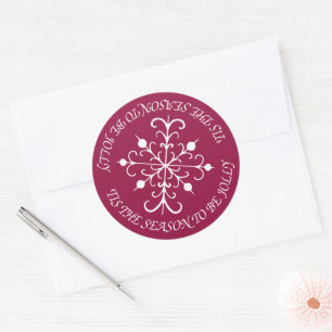 Pegatinas de Berry Snowflake
