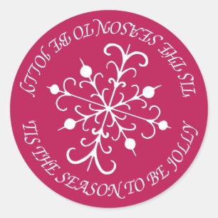 Pegatinas de Berry Snowflake