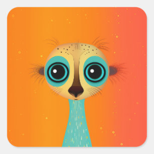Pegatinas de Big Eyed Buddy