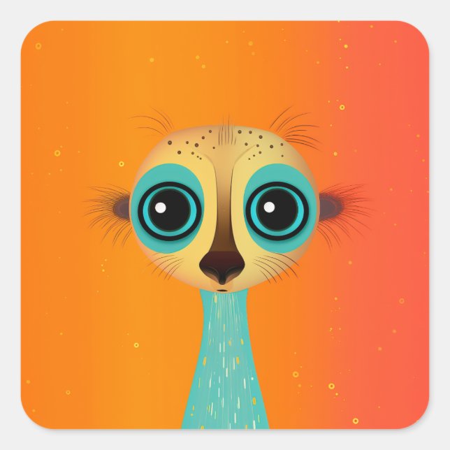 Pegatinas de Big Eyed Buddy (Anverso)