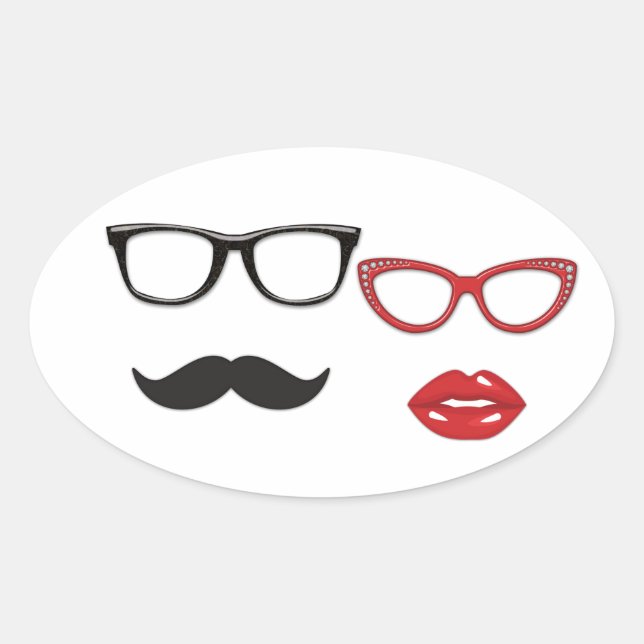 Pegatinas de bigote para accesorios de cabina de f (Anverso)