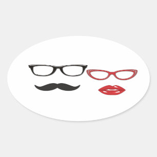 Pegatinas de bigote para accesorios de cabina de f