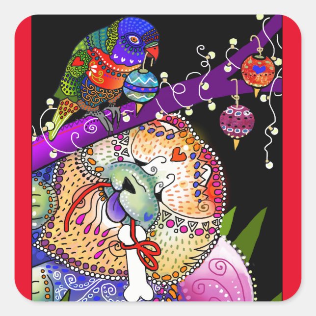 PEGATINAS de BINDI CHOWLIDAY (Anverso)