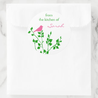 Pegatinas de Bing Green Rosa Personalizados
