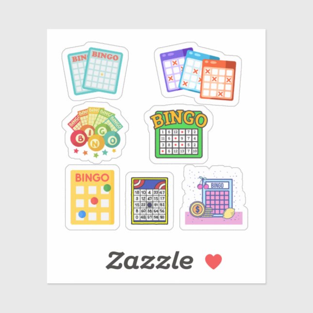 Pegatinas de Bingo (Hoja)