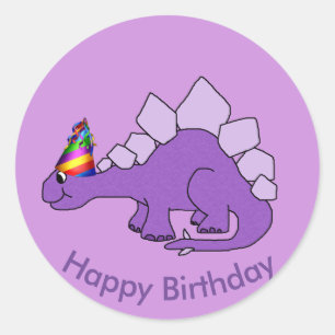Pegatinas de Birthday Dinosauer